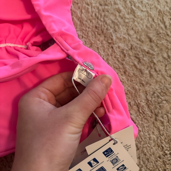 Pink Ruched Bikini Top - Picture 10 of 10